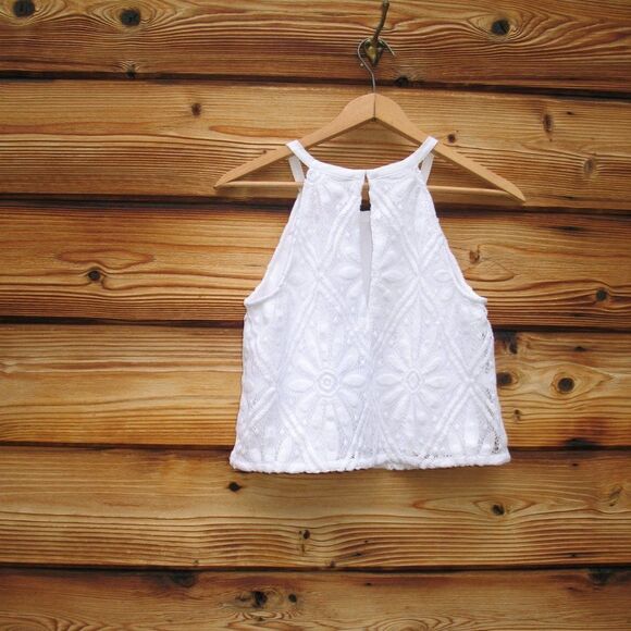 Lilly Pulitzer Floral Crochet Crop Top - Picture 4 of 7